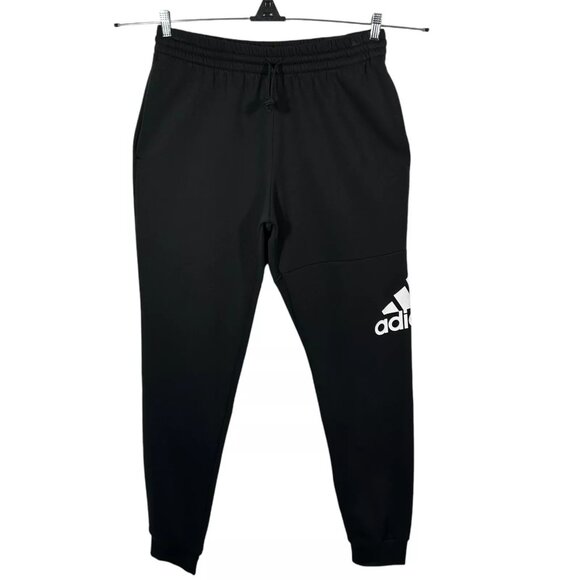 adidas Other - Adidas Men's Fleece Sweat Pants Size 2XL Tall (39X36) Black/White Tapered Leg